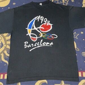 Vintage 1992 Barcelona Olympics T-shirt Size Large